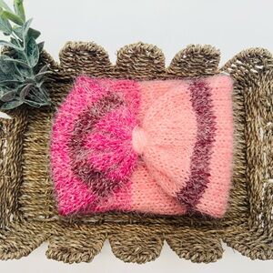 Knit Bow Ear Warmer ❄️